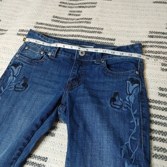 STETSON Embroidered Cactus Bootcut Jeans Size 6 - Picture 12 of 15